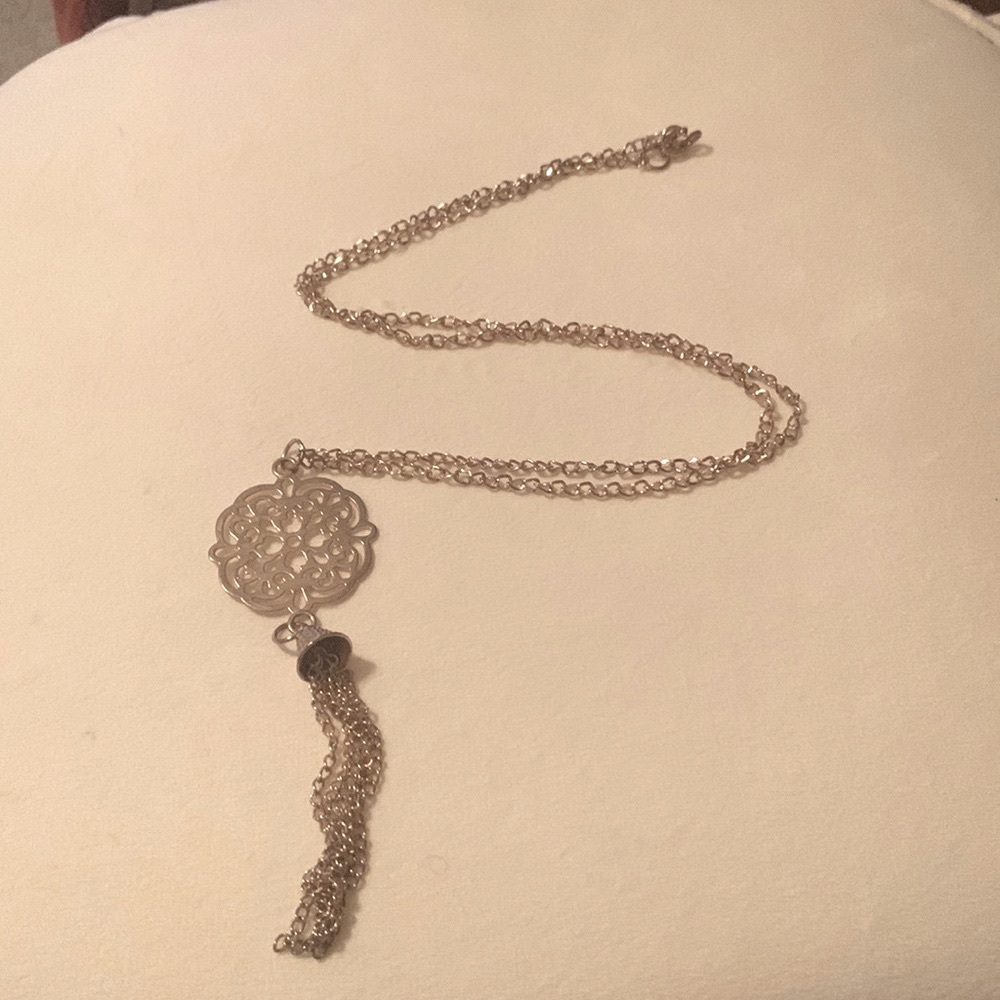 22 inches long gold-tone necklace